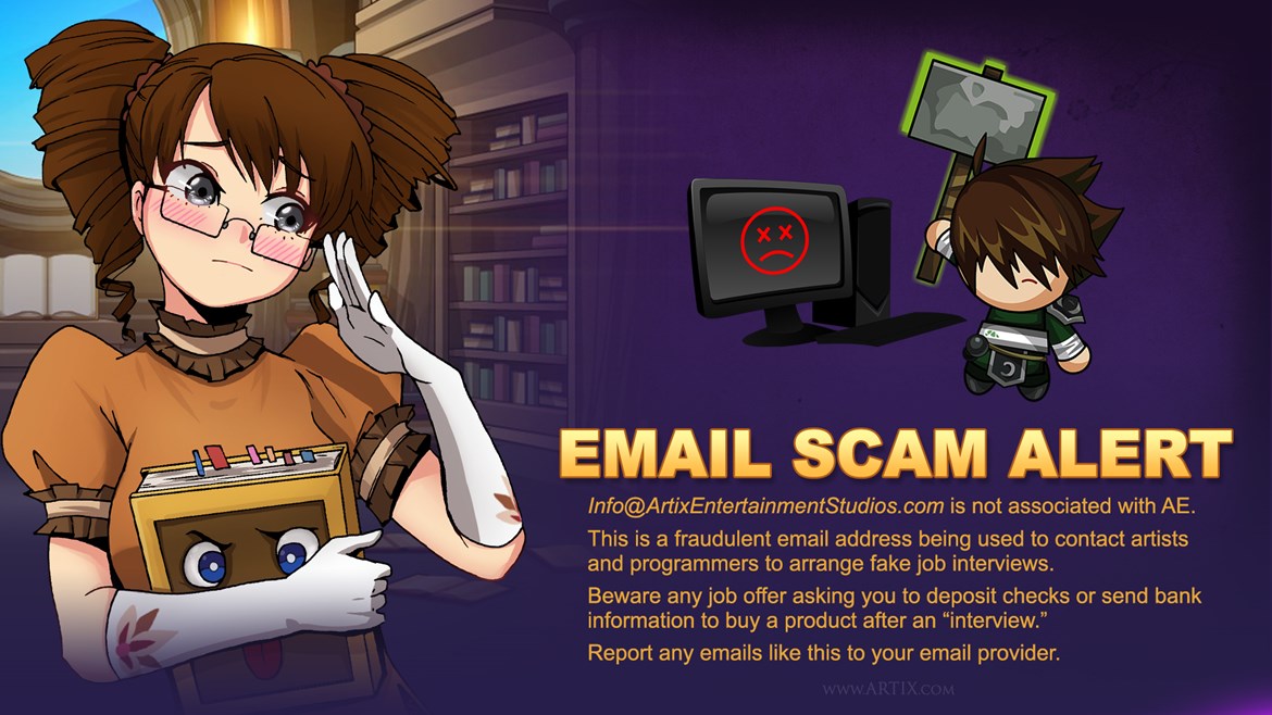AE-JobOfferScamEmail-CommunityNotice